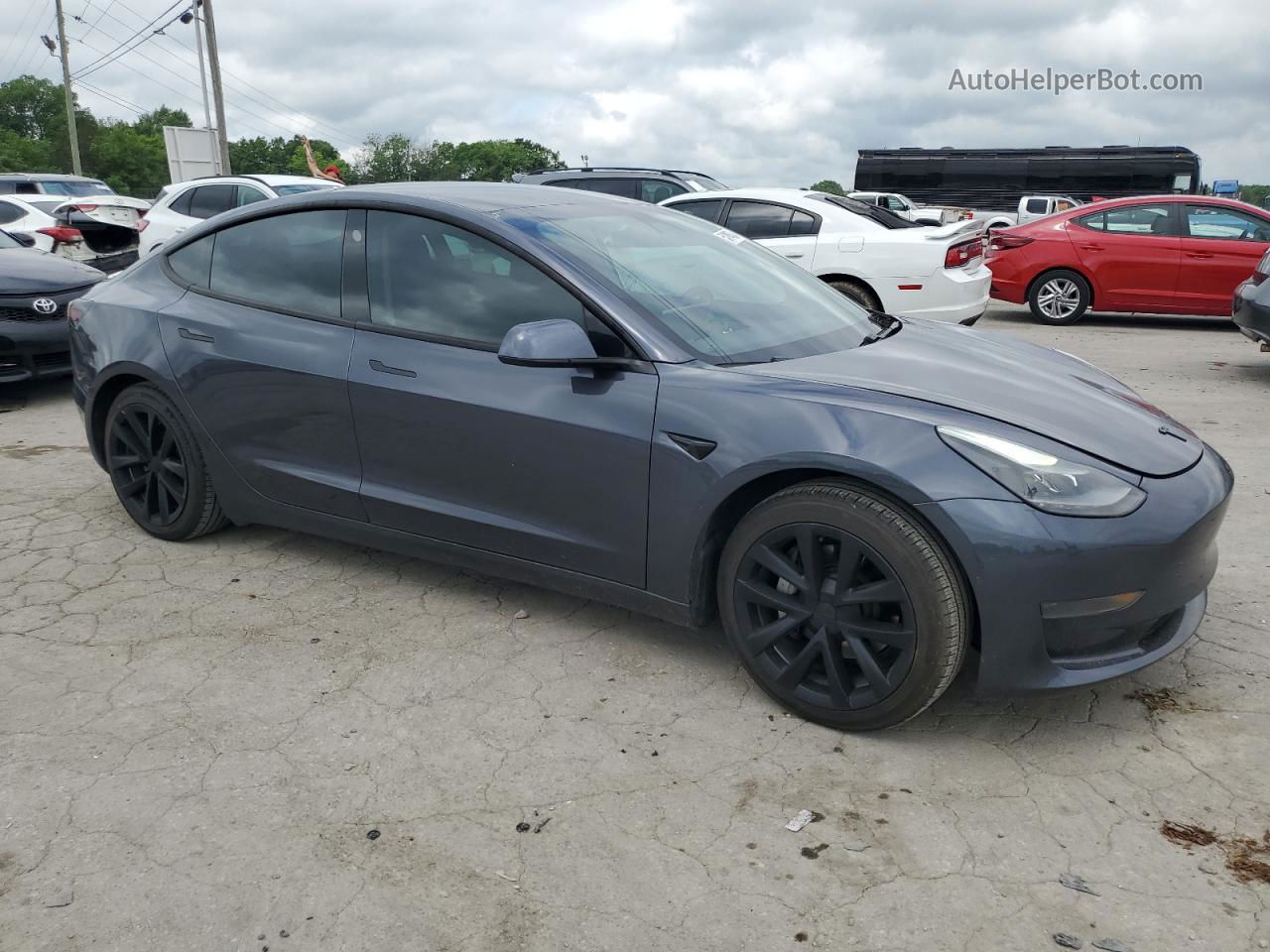 2021 Tesla Model 3  Charcoal vin: 5YJ3E1EA7MF991405