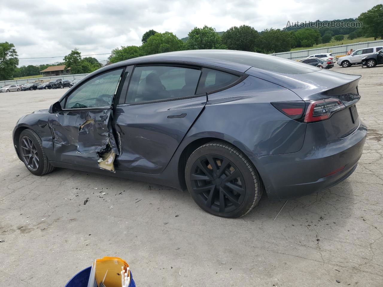 2021 Tesla Model 3  Charcoal vin: 5YJ3E1EA7MF991405