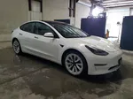 2022 Tesla Model 3  White vin: 5YJ3E1EA7NF187798