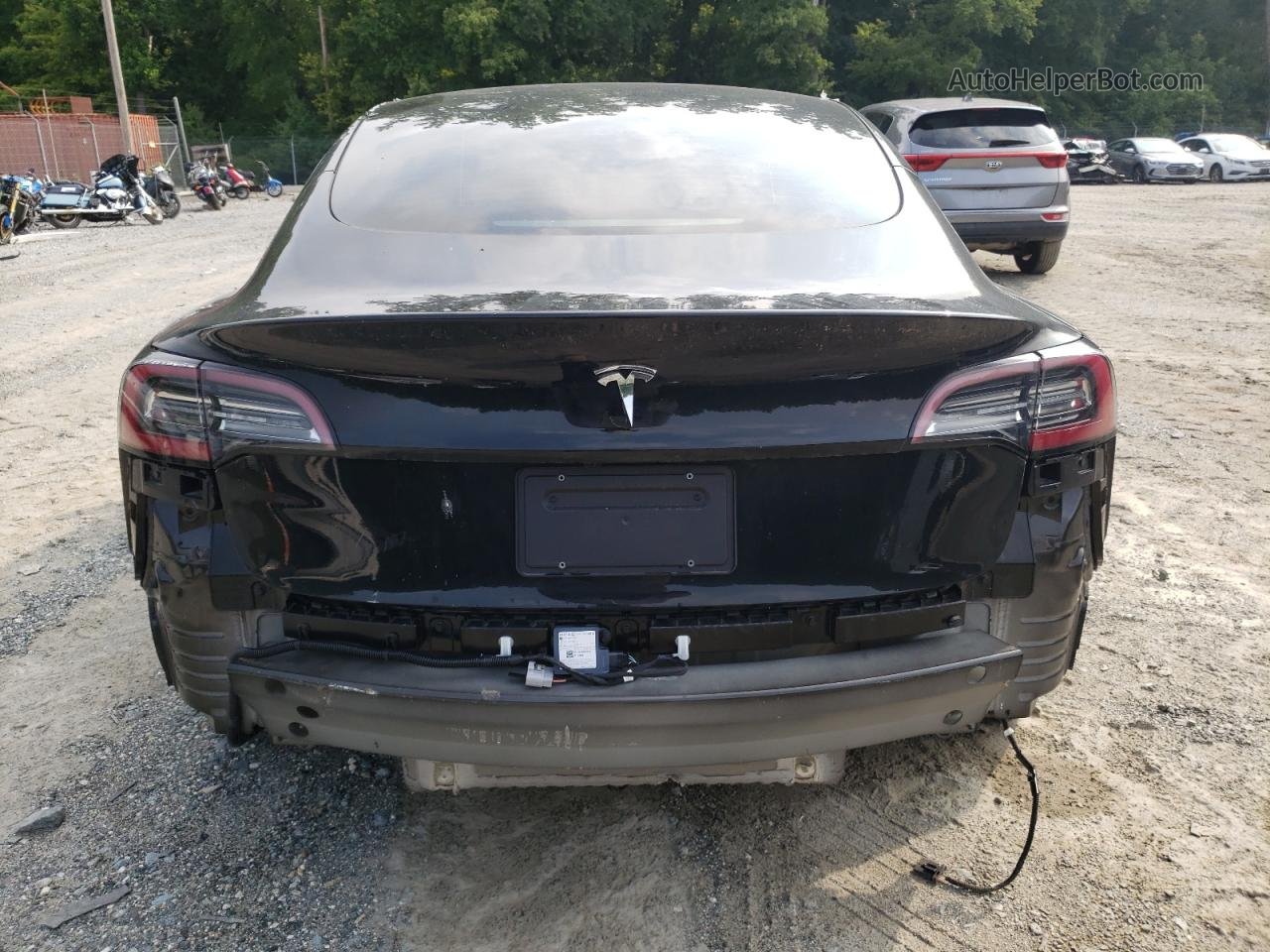 2022 Tesla Model 3  Черный vin: 5YJ3E1EA7NF286220