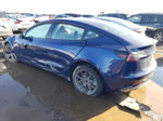 2022 Tesla Model 3  Синий vin: 5YJ3E1EA7NF286637