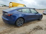 2022 Tesla Model 3  Blue vin: 5YJ3E1EA7NF312623