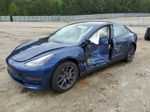 2022 Tesla Model 3  Blue vin: 5YJ3E1EA7NF312623