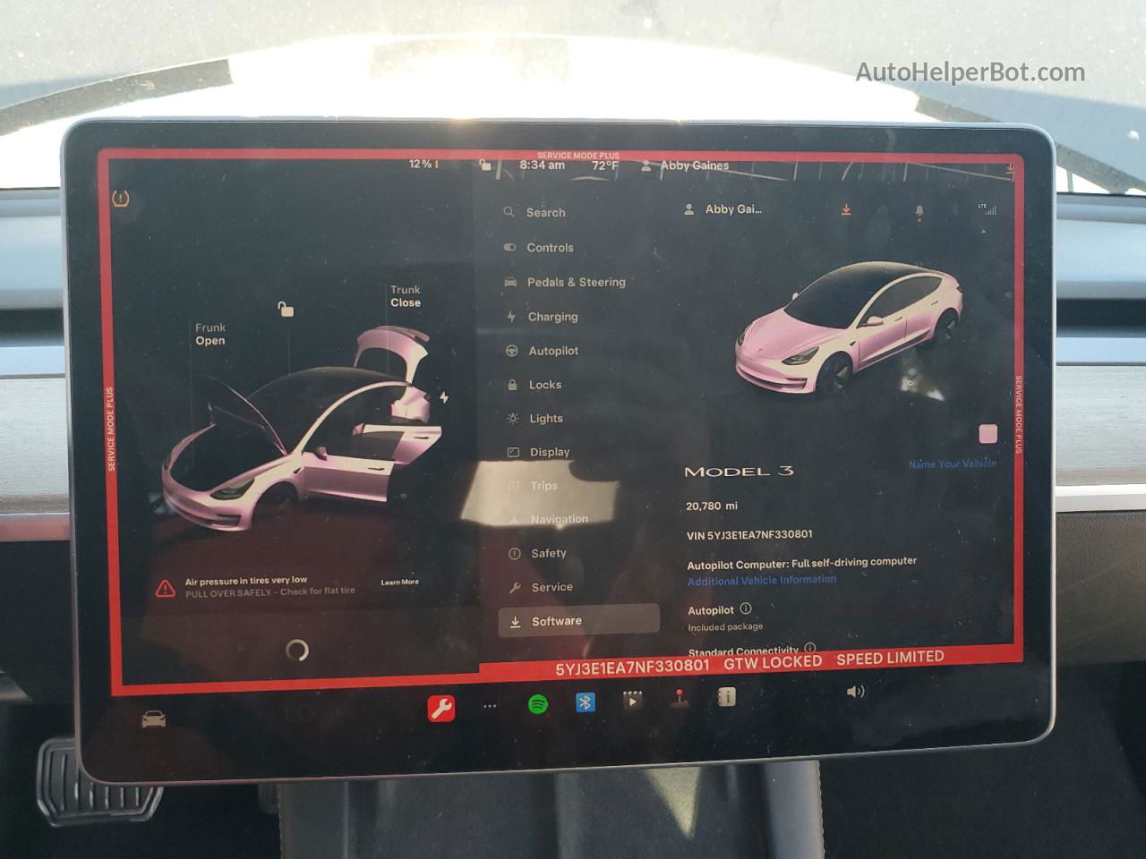 2022 Tesla Model 3  Black vin: 5YJ3E1EA7NF330801