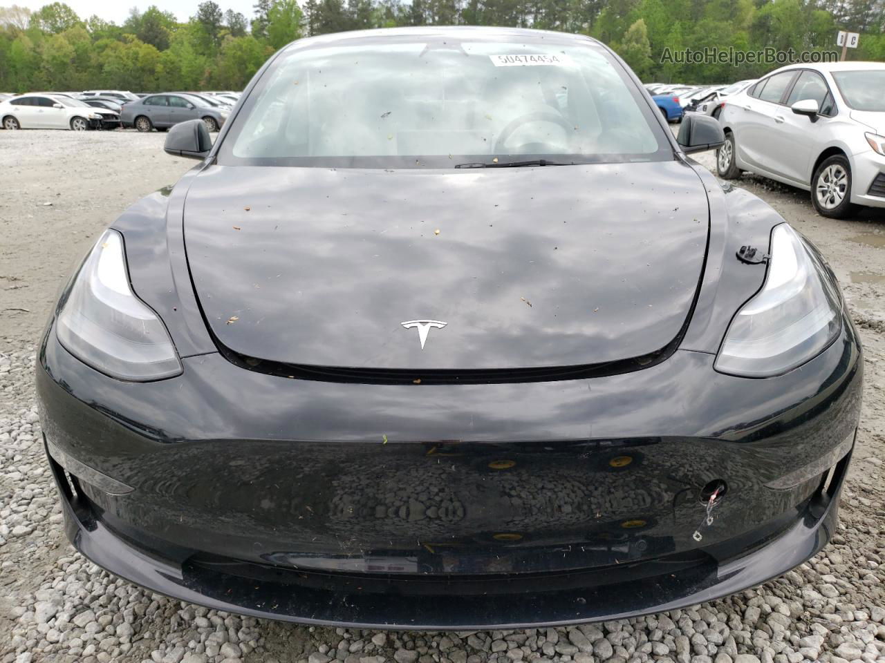 2022 Tesla Model 3  Черный vin: 5YJ3E1EA7NF336212