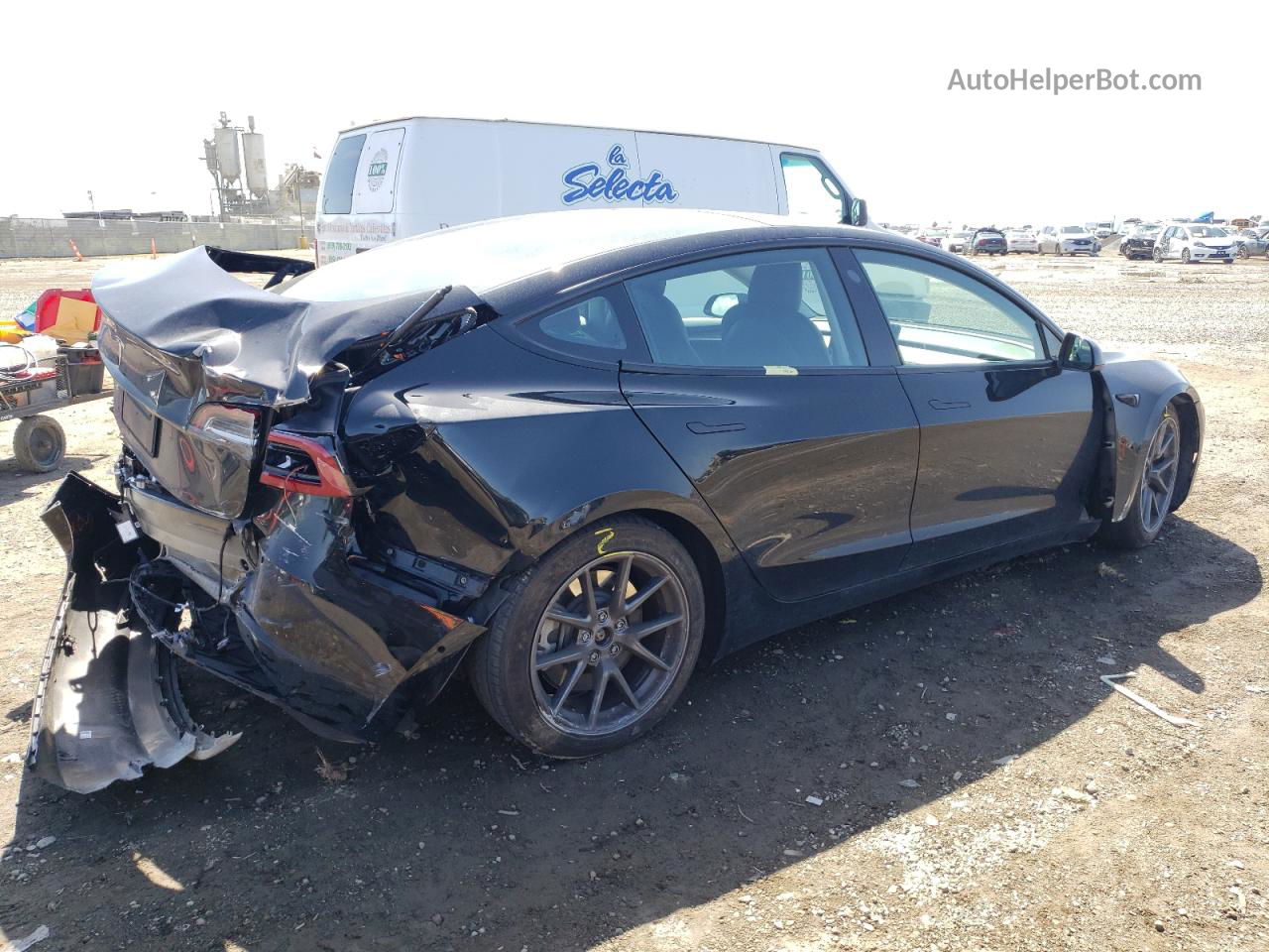 2022 Tesla Model 3  Black vin: 5YJ3E1EA7NF362518