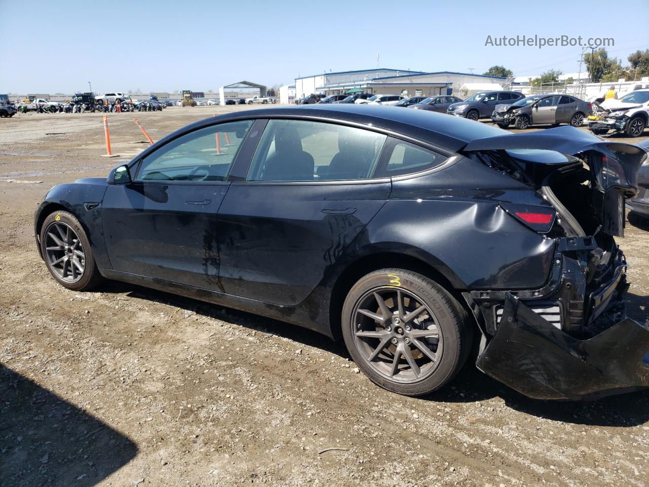 2022 Tesla Model 3  Black vin: 5YJ3E1EA7NF362518