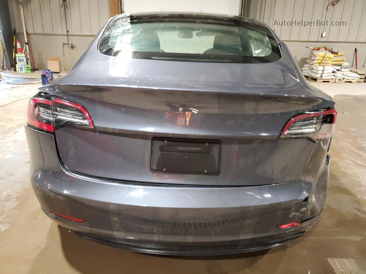 2022 Tesla Model 3  Blue vin: 5YJ3E1EA7NF370988