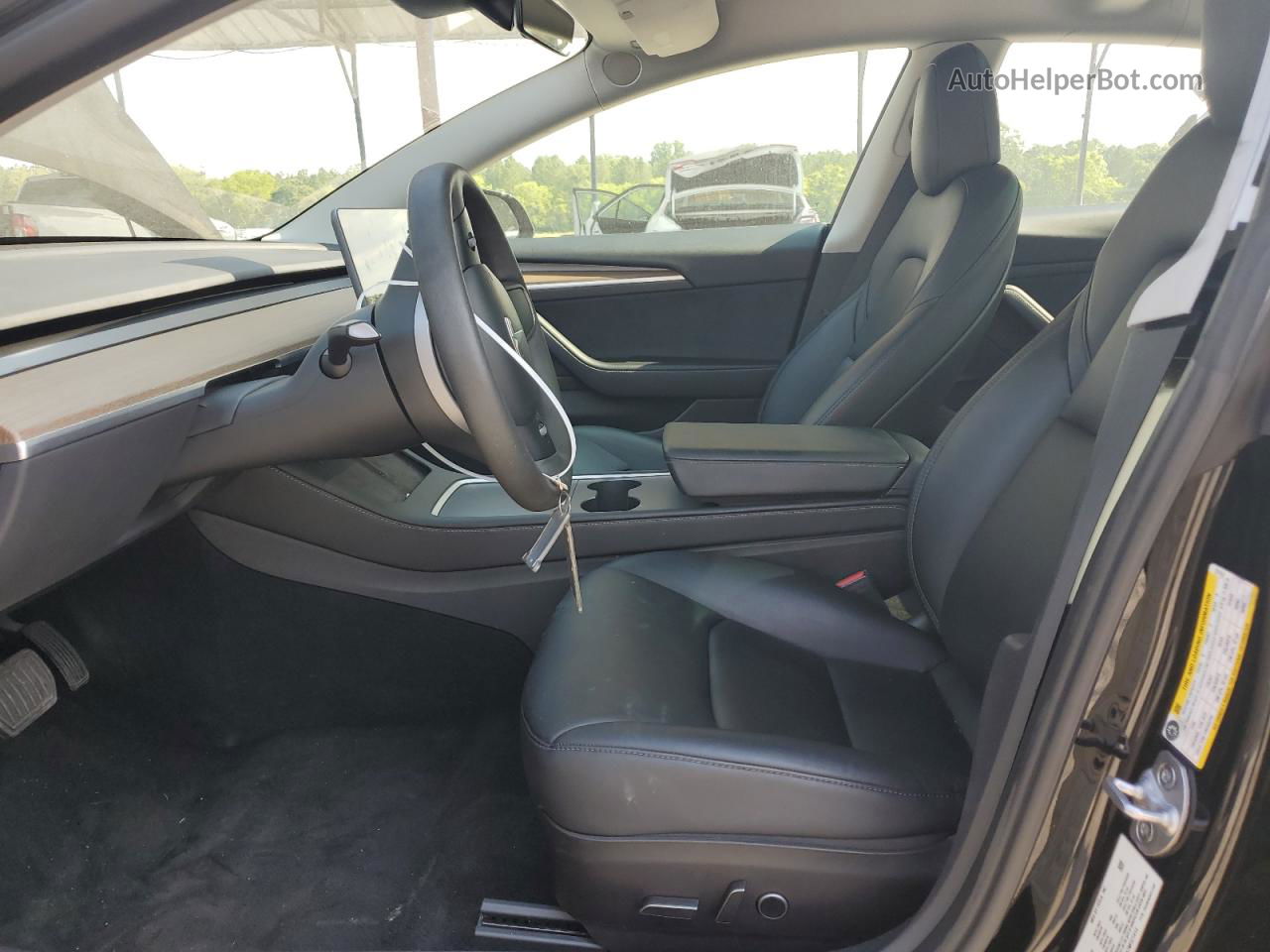 2022 Tesla Model 3  Black vin: 5YJ3E1EA7NF371414