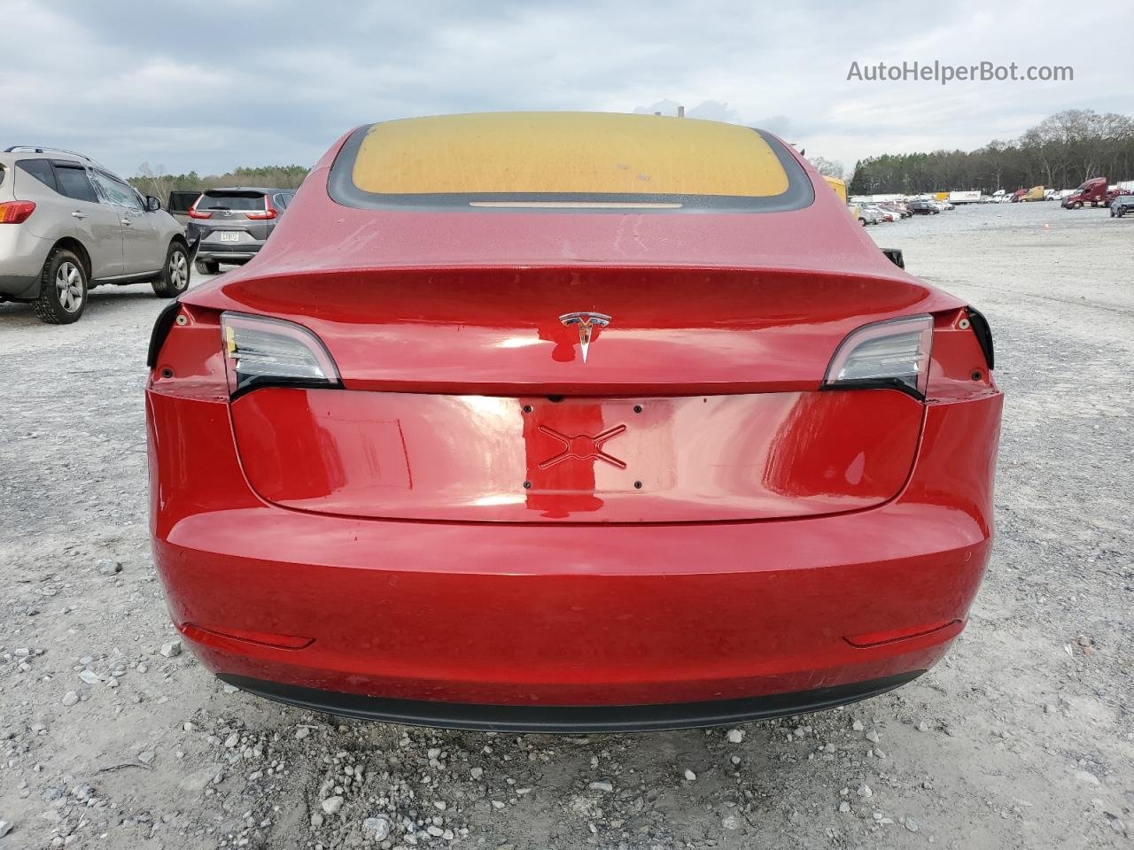 2018 Tesla Model 3  Красный vin: 5YJ3E1EA8JF006279