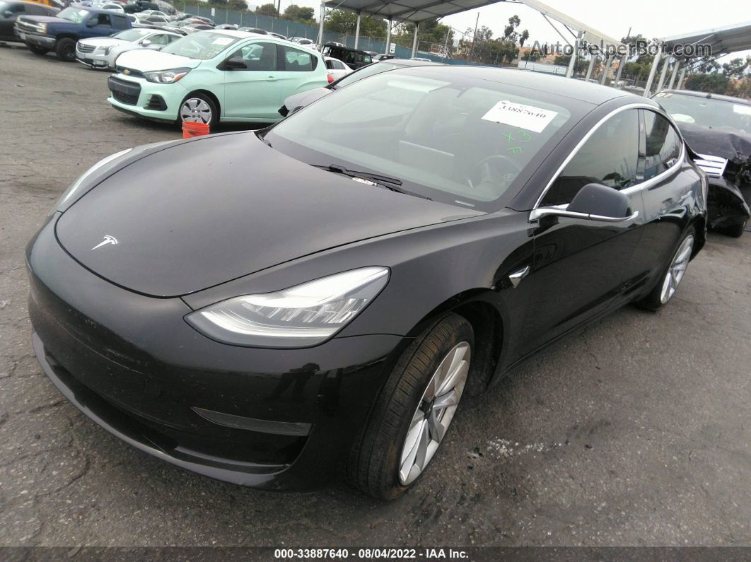 2018 Tesla Model 3 Range Battery Black vin: 5YJ3E1EA8JF011935