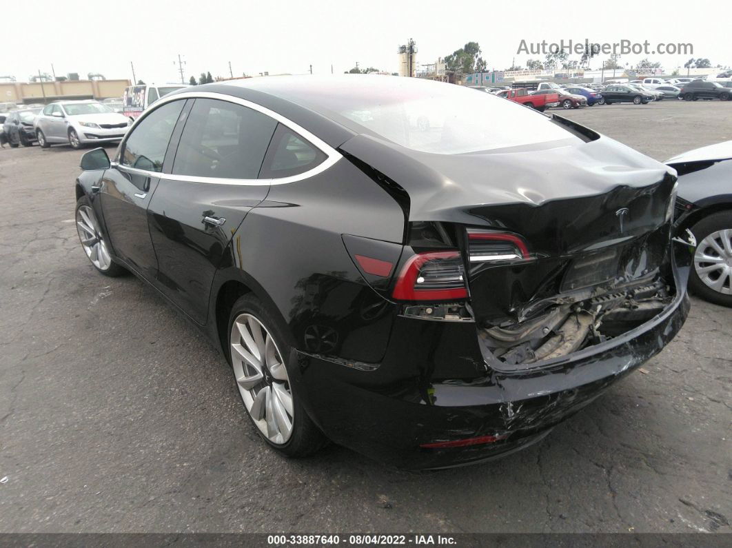 2018 Tesla Model 3 Range Battery Black vin: 5YJ3E1EA8JF011935