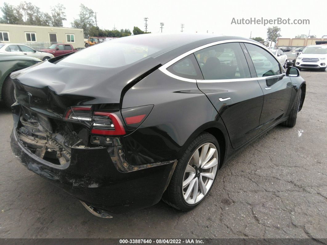 2018 Tesla Model 3 Range Battery Black vin: 5YJ3E1EA8JF011935