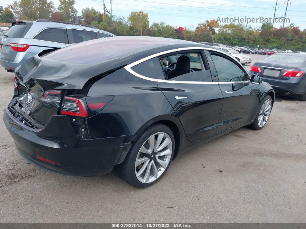 2018 Tesla Model 3 Mid Range/long Range Black vin: 5YJ3E1EA8JF014995