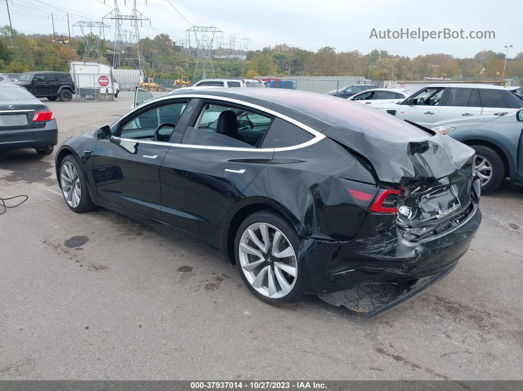 2018 Tesla Model 3 Mid Range/long Range Black vin: 5YJ3E1EA8JF014995