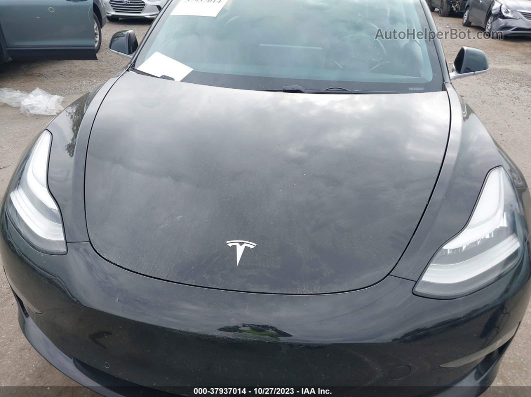 2018 Tesla Model 3 Mid Range/long Range Black vin: 5YJ3E1EA8JF014995