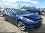 2018 Tesla Model 3 Long Range/mid Range Blue vin: 5YJ3E1EA8JF035863