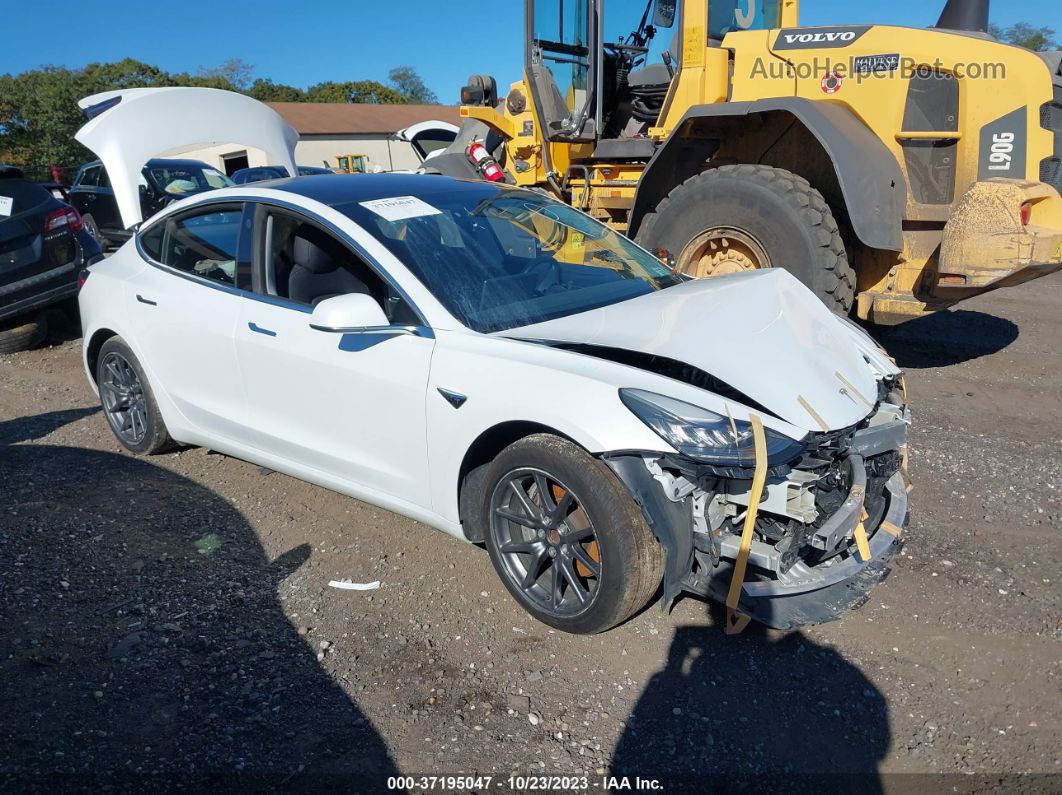 2018 Tesla Model 3 Mid Range/long Range White vin: 5YJ3E1EA8JF046085