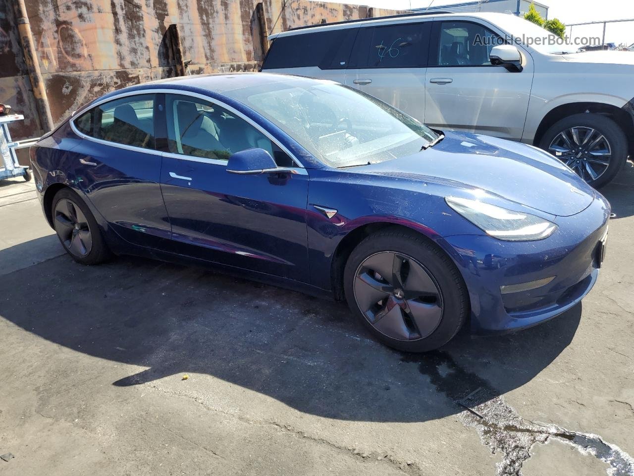 2018 Tesla Model 3  Blue vin: 5YJ3E1EA8JF102400