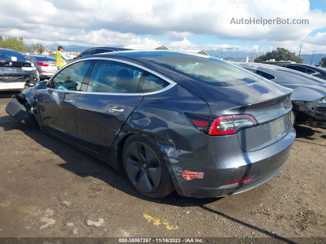 2018 Tesla Model 3 Long Range/mid Range Gray vin: 5YJ3E1EA8JF123666