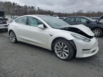 2018 Tesla Model 3  White vin: 5YJ3E1EA8JF155890