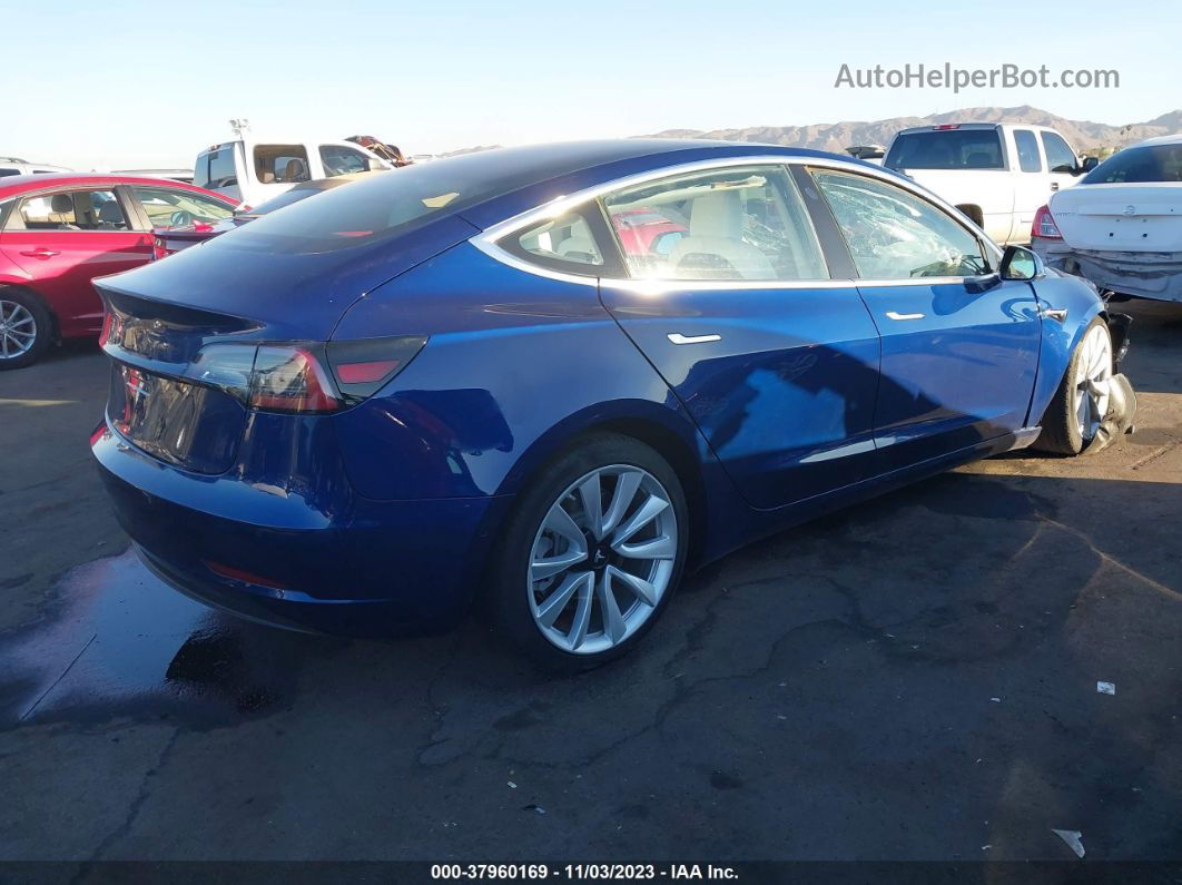 2018 Tesla Model 3 Range Battery Синий vin: 5YJ3E1EA8JF178229