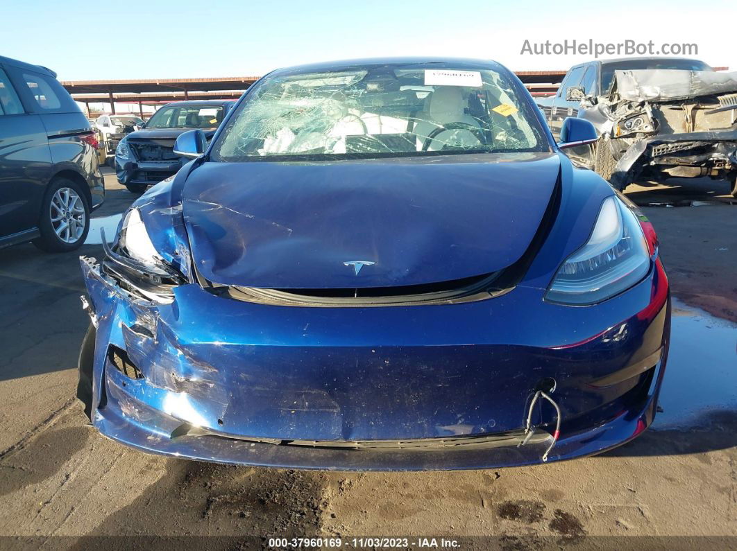 2018 Tesla Model 3 Range Battery Синий vin: 5YJ3E1EA8JF178229