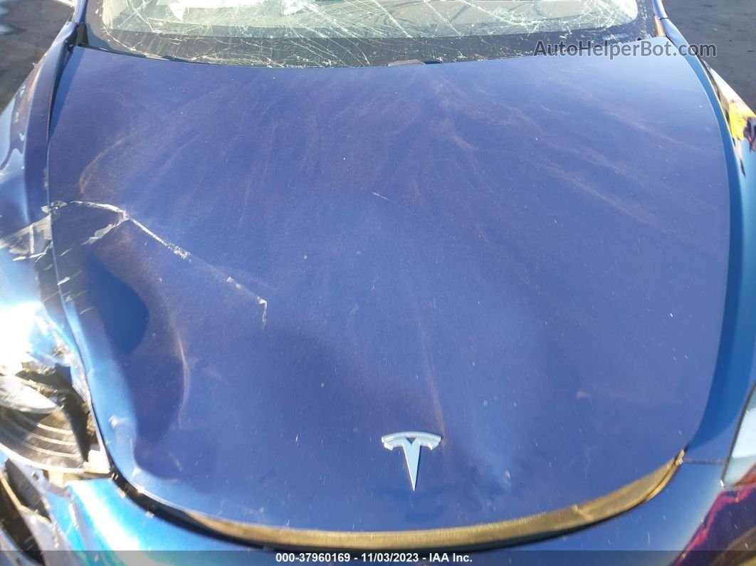 2018 Tesla Model 3 Range Battery Синий vin: 5YJ3E1EA8JF178229