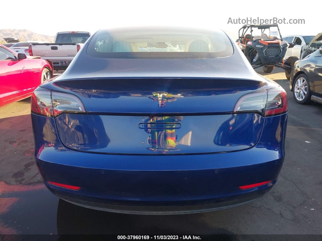 2018 Tesla Model 3 Range Battery Синий vin: 5YJ3E1EA8JF178229