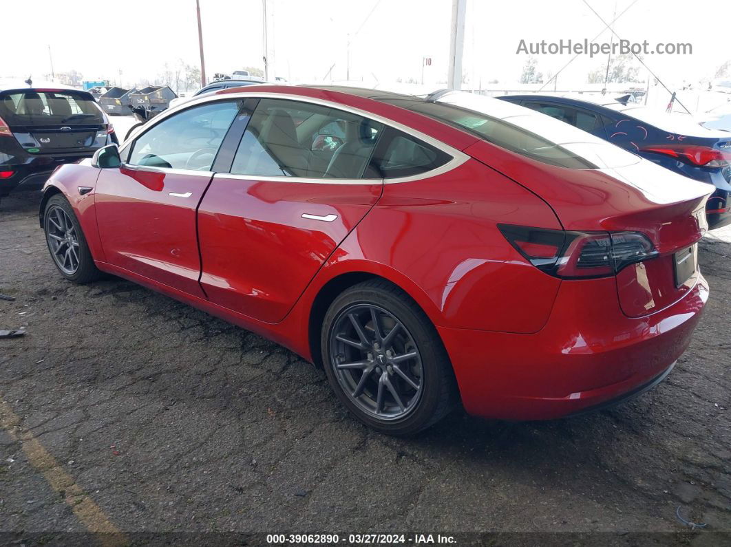 2019 Tesla Model 3 Long Range/mid Range/standard Range/standard Range Plus Burgundy vin: 5YJ3E1EA8KF197266