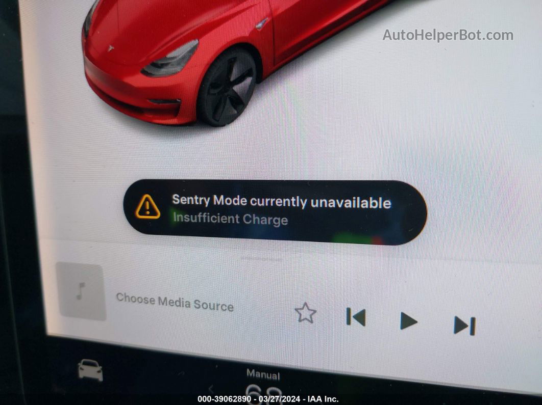 2019 Tesla Model 3 Long Range/mid Range/standard Range/standard Range Plus Burgundy vin: 5YJ3E1EA8KF197266