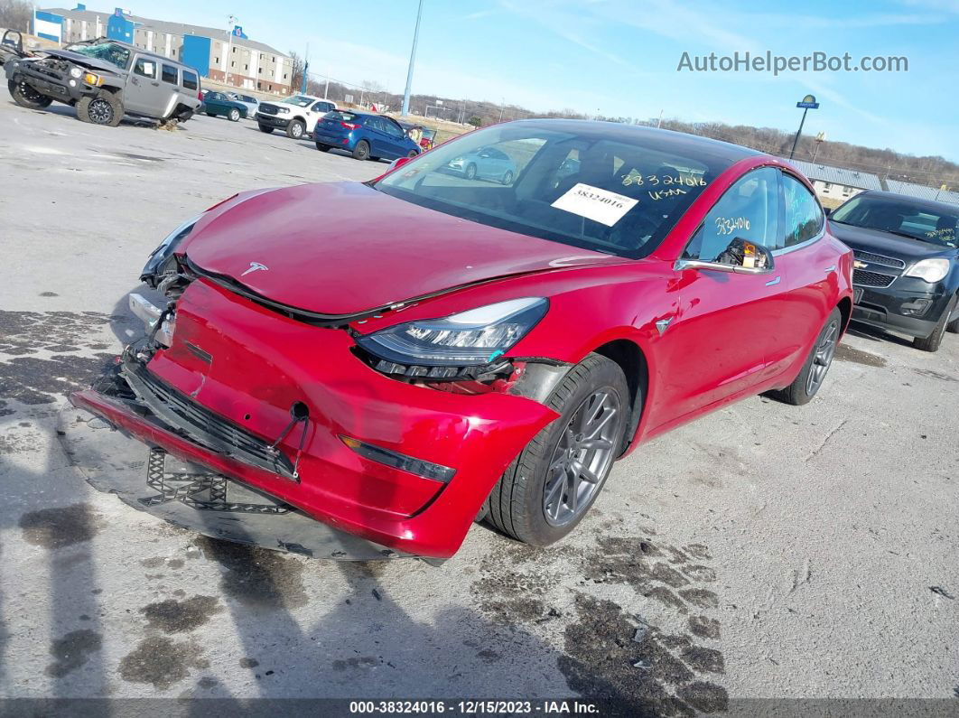 2019 Tesla Model 3   Red vin: 5YJ3E1EA8KF299084