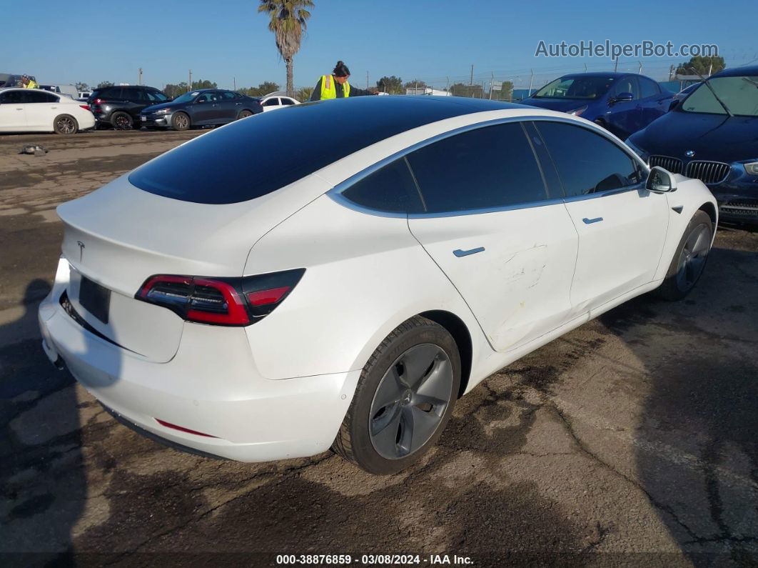 2019 Tesla Model 3 Long Range/mid Range/standard Range/standard Range Plus White vin: 5YJ3E1EA8KF299781