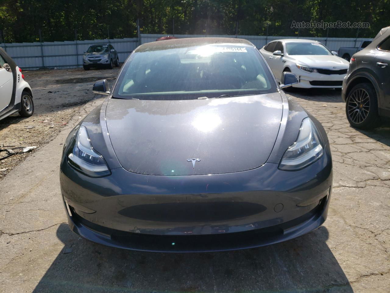 2019 Tesla Model 3  Синий vin: 5YJ3E1EA8KF300721