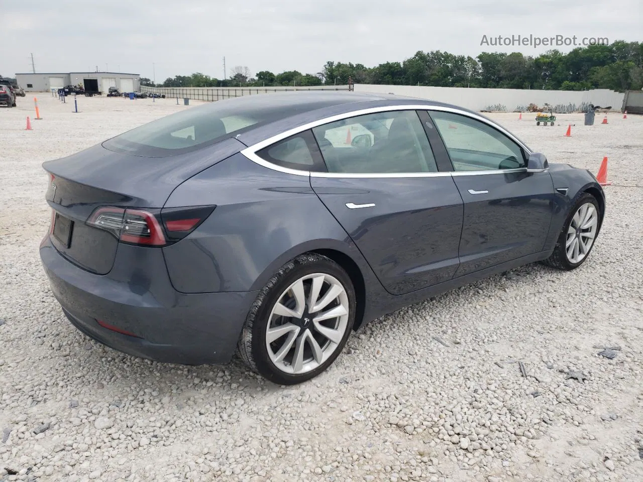 2019 Tesla Model 3  Gray vin: 5YJ3E1EA8KF300864