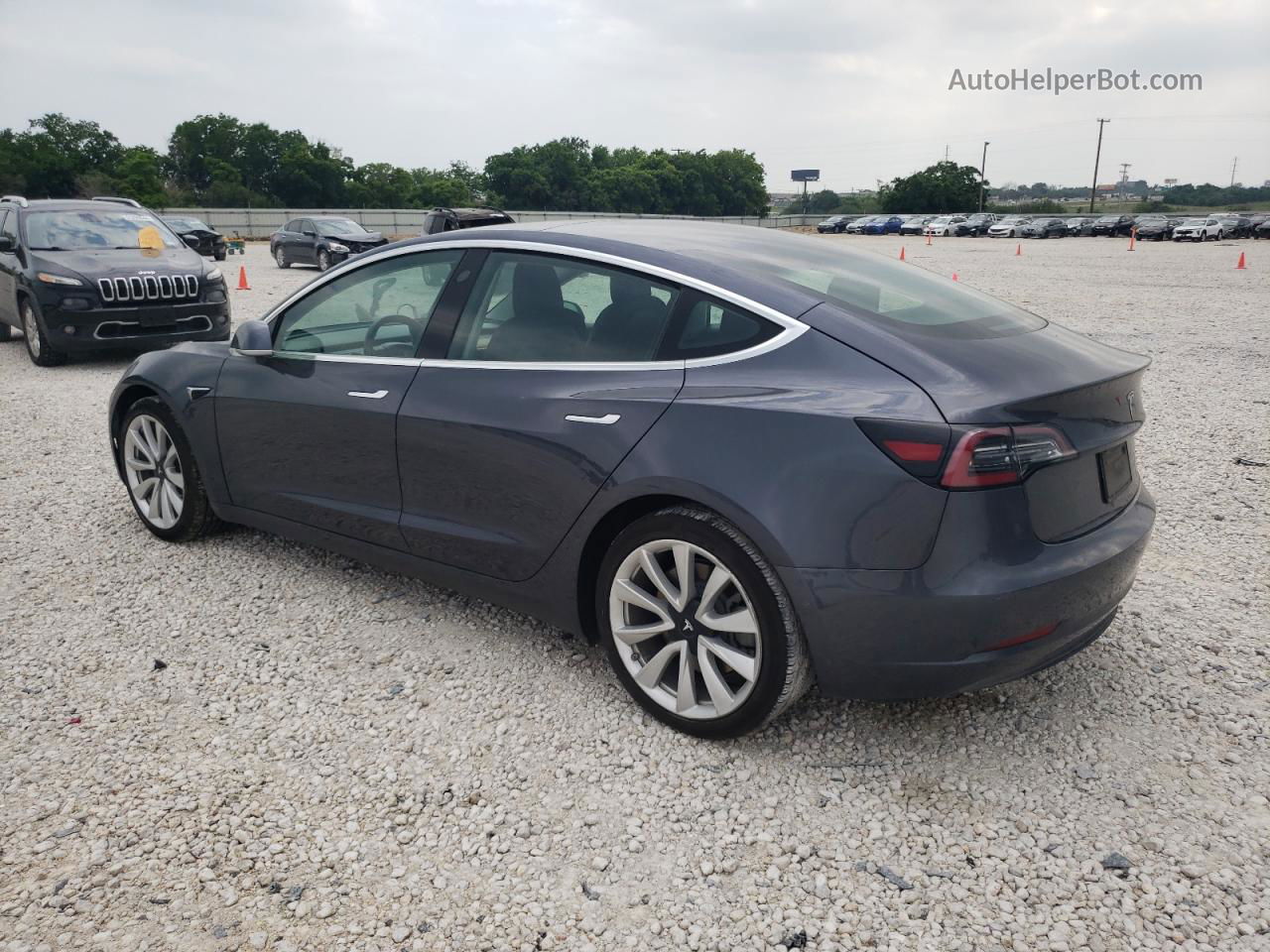 2019 Tesla Model 3  Gray vin: 5YJ3E1EA8KF300864