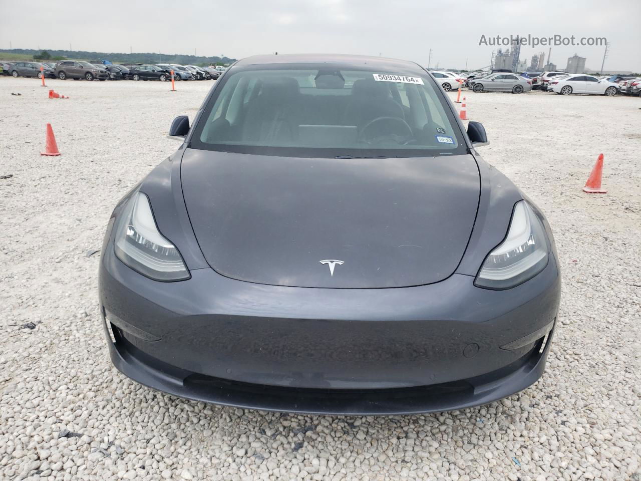 2019 Tesla Model 3  Gray vin: 5YJ3E1EA8KF300864