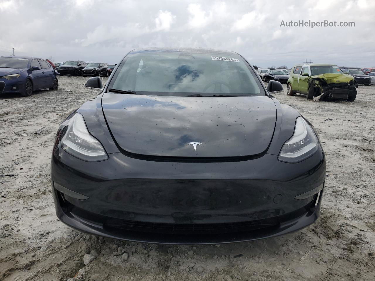 2019 Tesla Model 3  Black vin: 5YJ3E1EA8KF302307