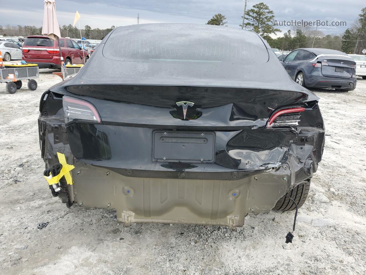 2019 Tesla Model 3  Black vin: 5YJ3E1EA8KF302307