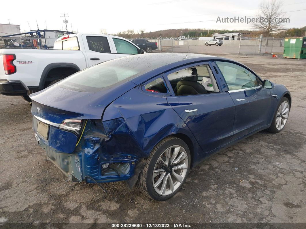 2019 Tesla Model 3 Long Range/mid Range/standard Range/standard Range Plus Blue vin: 5YJ3E1EA8KF311525