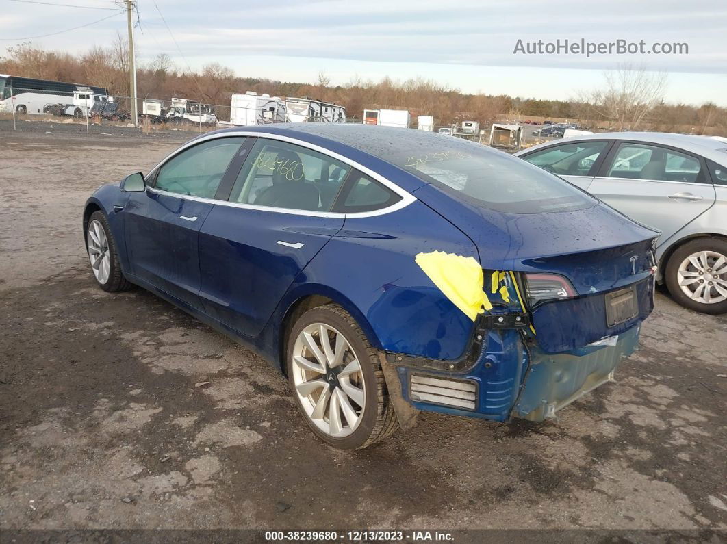 2019 Tesla Model 3 Long Range/mid Range/standard Range/standard Range Plus Blue vin: 5YJ3E1EA8KF311525