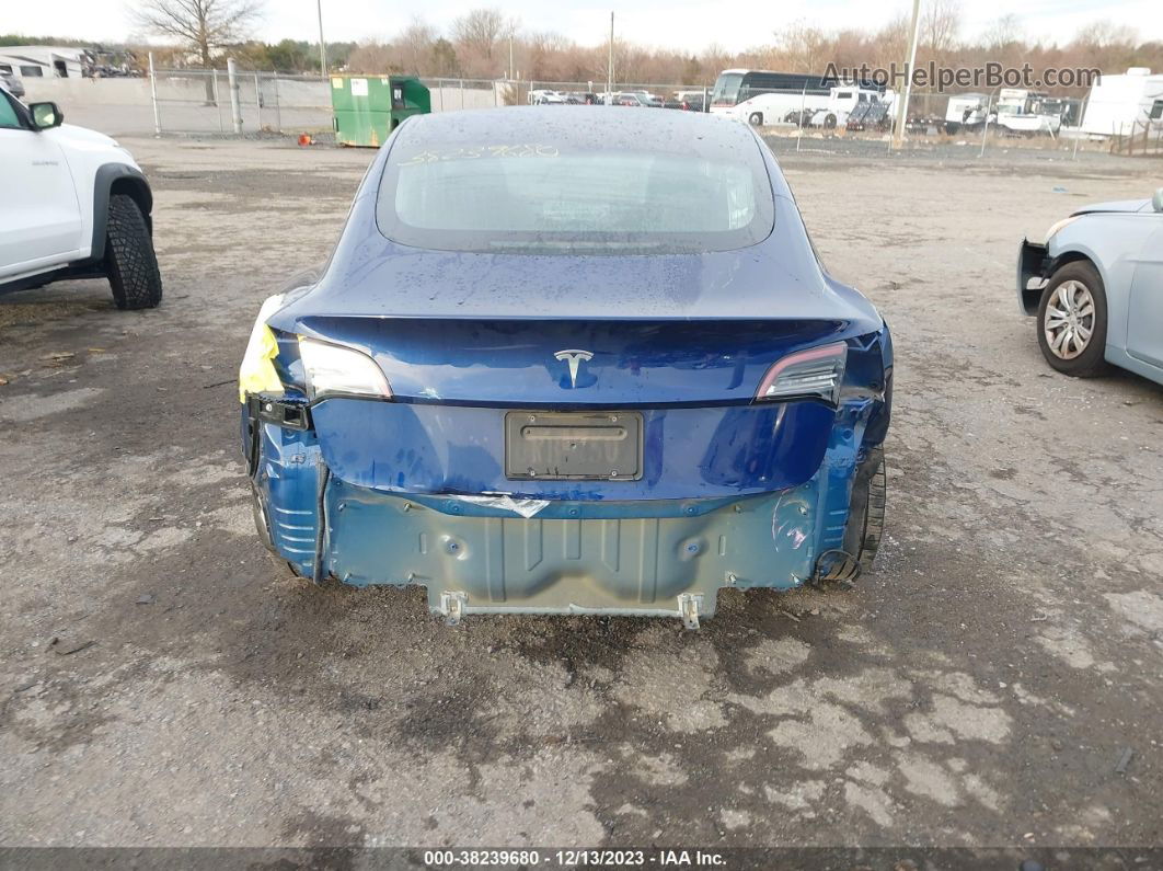 2019 Tesla Model 3 Long Range/mid Range/standard Range/standard Range Plus Blue vin: 5YJ3E1EA8KF311525