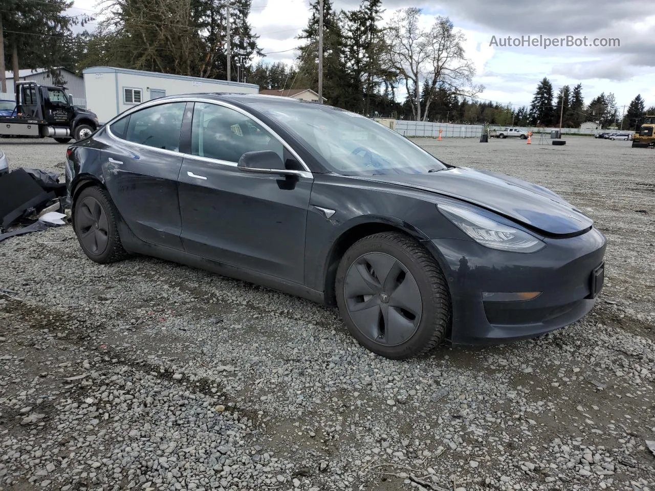 2019 Tesla Model 3  Black vin: 5YJ3E1EA8KF331063