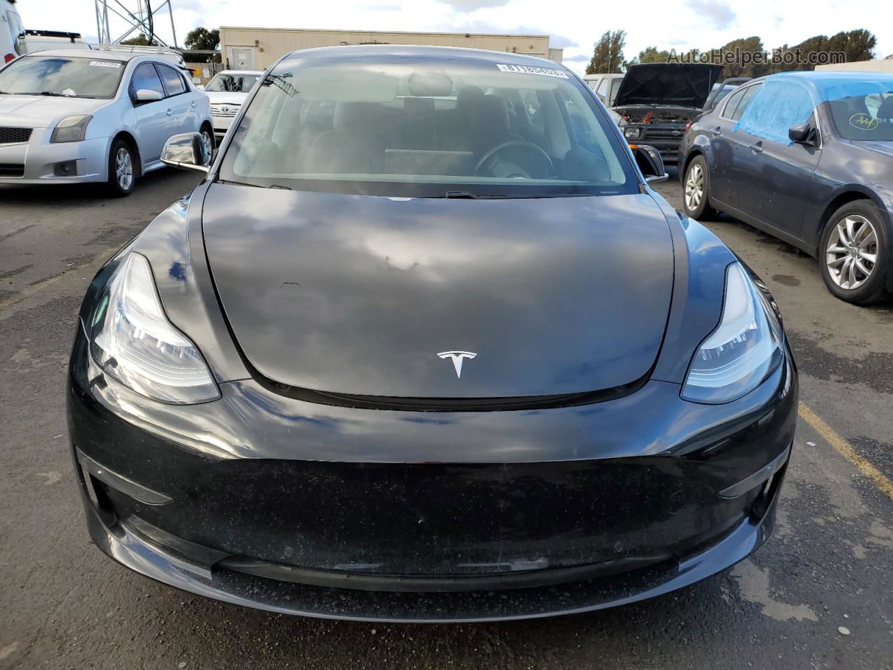 2019 Tesla Model 3  Black vin: 5YJ3E1EA8KF397404