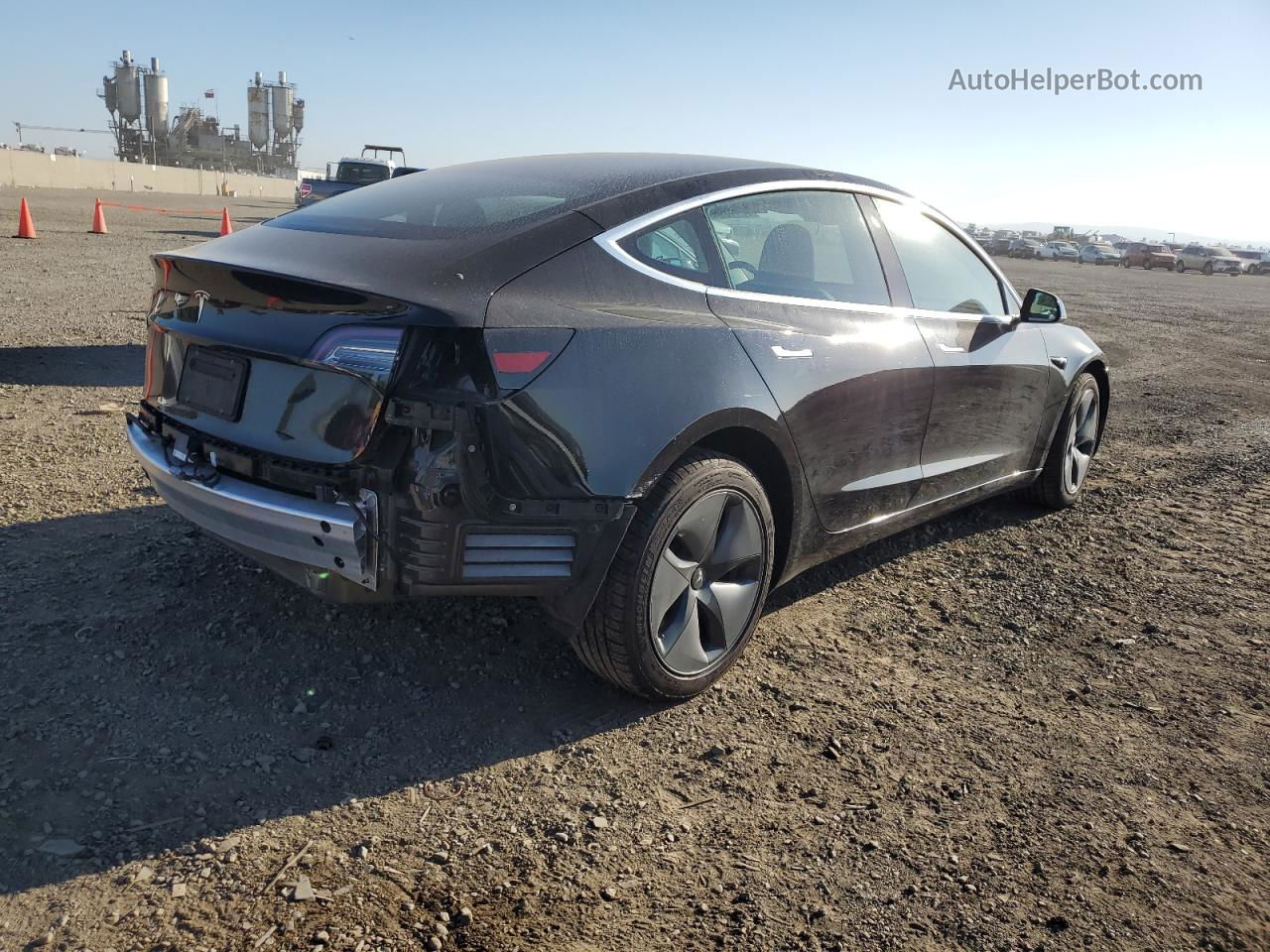 2019 Tesla Model 3  Black vin: 5YJ3E1EA8KF398410