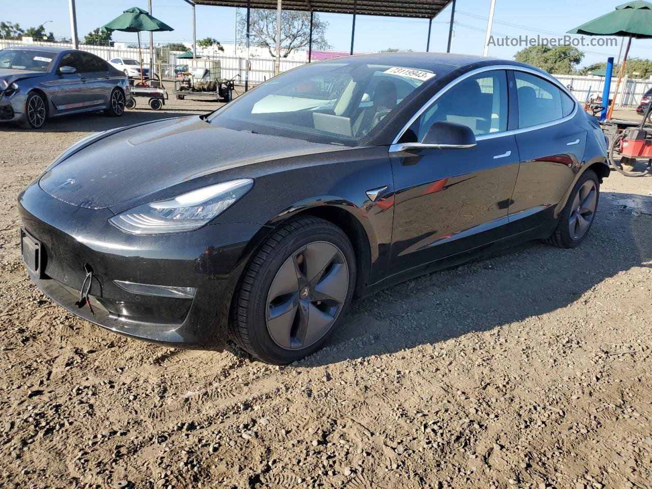 2019 Tesla Model 3  Black vin: 5YJ3E1EA8KF398410