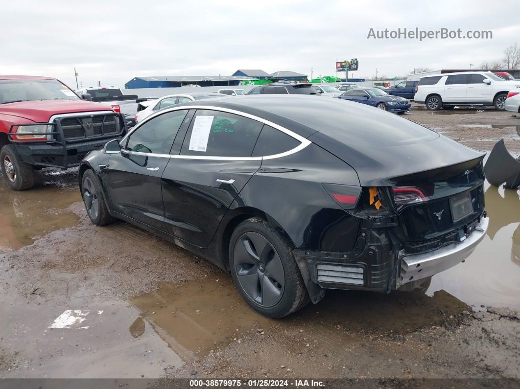 2019 Tesla Model 3 Long Range/mid Range/standard Range/standard Range Plus Black vin: 5YJ3E1EA8KF406358