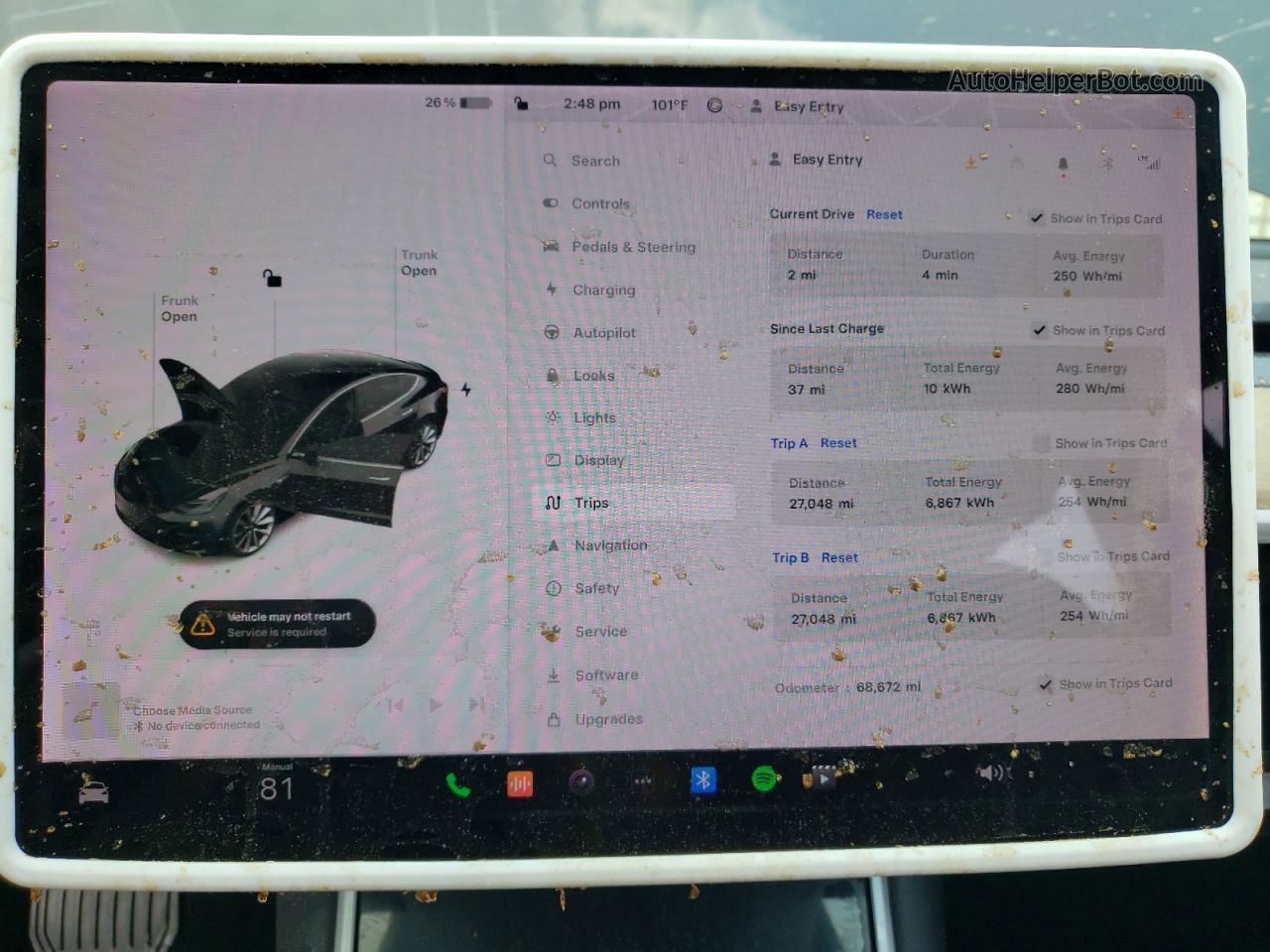 2019 Tesla Model 3  Black vin: 5YJ3E1EA8KF406375