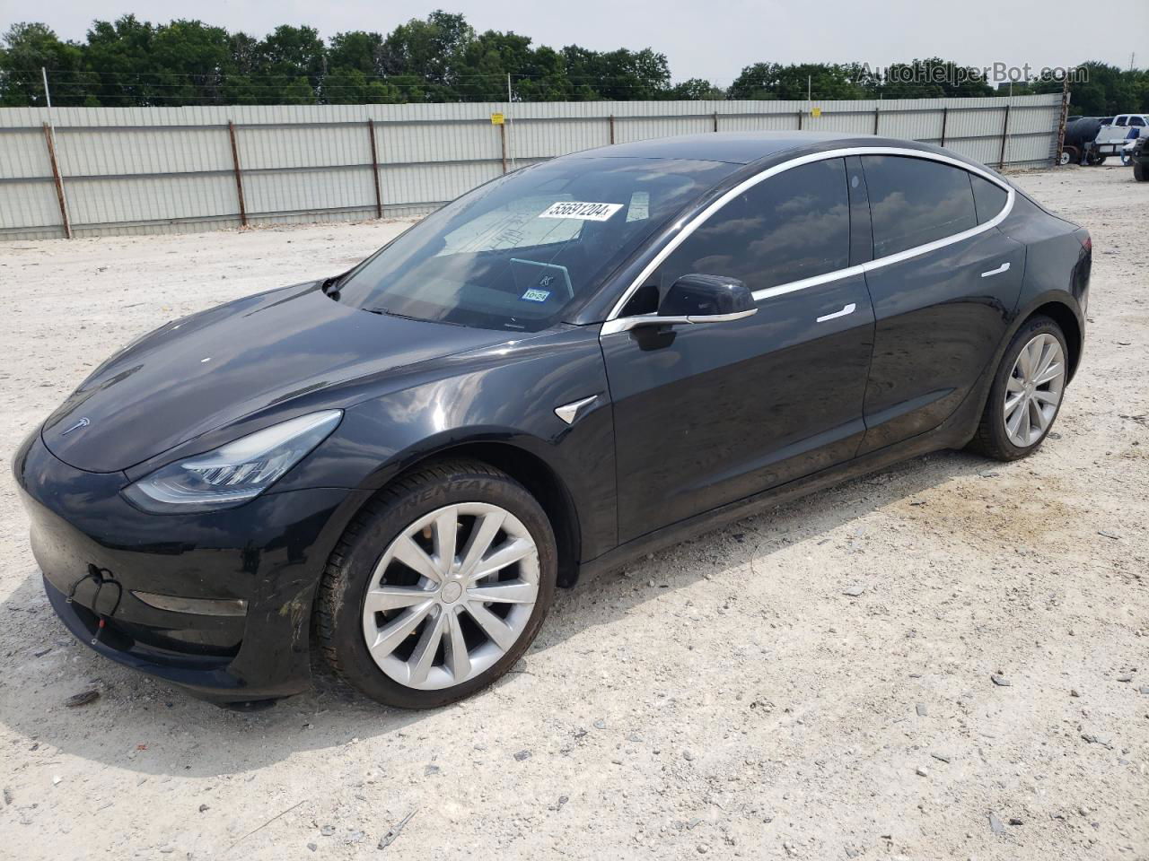 2019 Tesla Model 3  Black vin: 5YJ3E1EA8KF406375