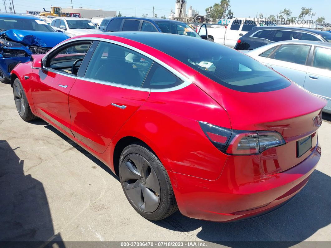 2019 Tesla Model 3 Range Red vin: 5YJ3E1EA8KF411625